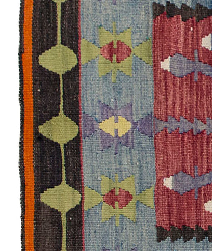 Vintage Kilim Rug,Denizli Kilim 2'7" x 4" feet 80 x 124 cm