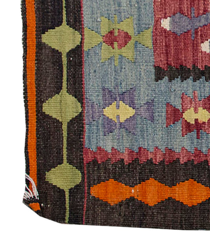 Vintage Kilim Rug,Denizli Kilim 2'7" x 4" feet 80 x 124 cm