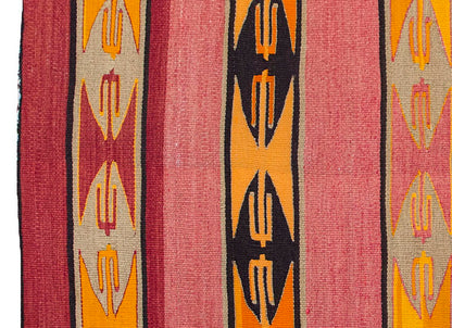 Vintage Kilim Rug,Mut Kilim Toros Mountain 2'7" x 4'3" feet 80 x 130 cm