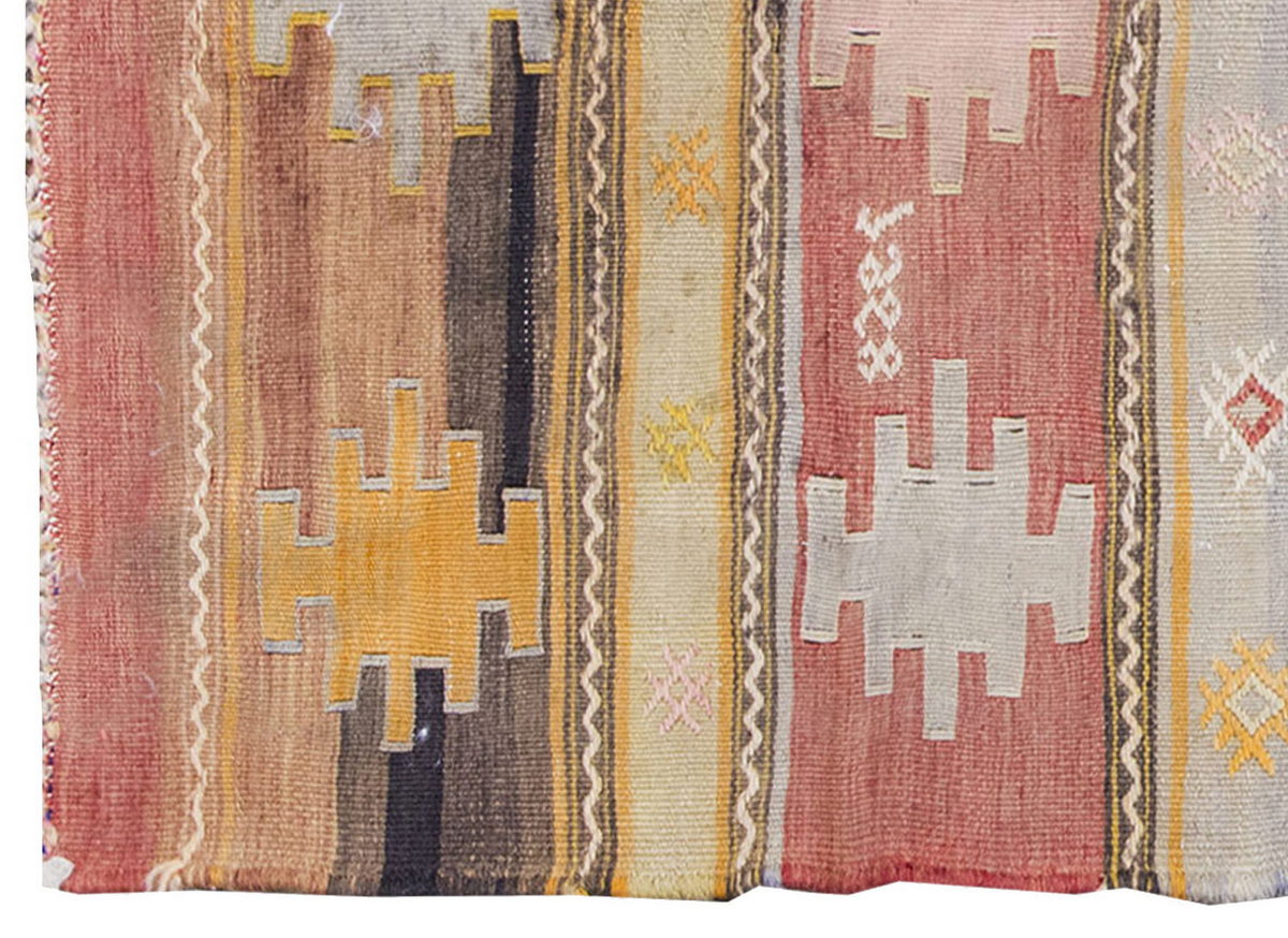 Vintage Sivas Kilim Rug,Sivas Kilim 2'7" x 4'3" feet 80 x 130 cm