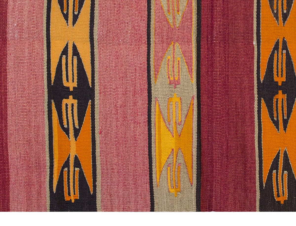Vintage Kilim Rug,Mut Kilim Toros Mountain 2'7" x 4'3" feet 80 x 130 cm