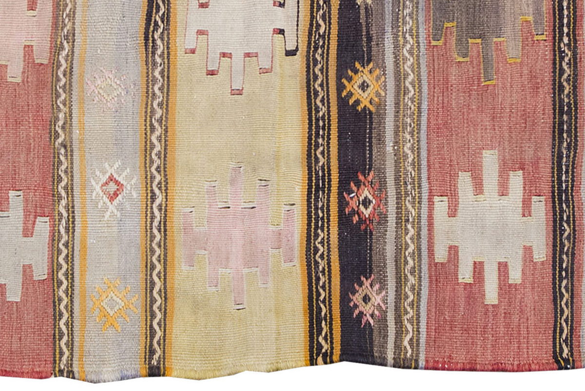 Vintage Sivas Kilim Rug,Sivas Kilim 2'7" x 4'3" feet 80 x 130 cm