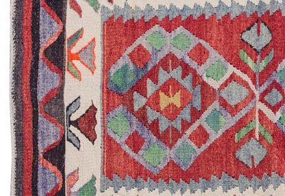 Vintage Kilim Rug,Denizli Kilim 2'7" x 4'7" feet 78 x 140 cm