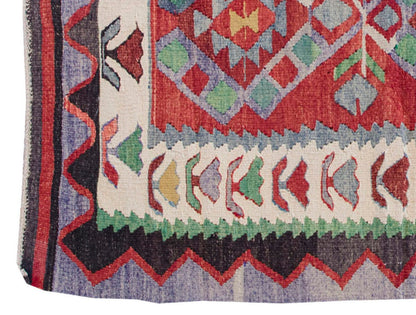 Vintage Kilim Rug,Denizli Kilim 2'7" x 4'7" feet 78 x 140 cm