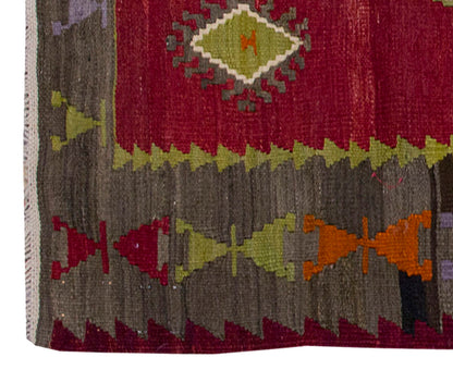Vintage Kilim Rug,Emirdağ Kilim 2'7" x 5" feet 80 x 150 cm