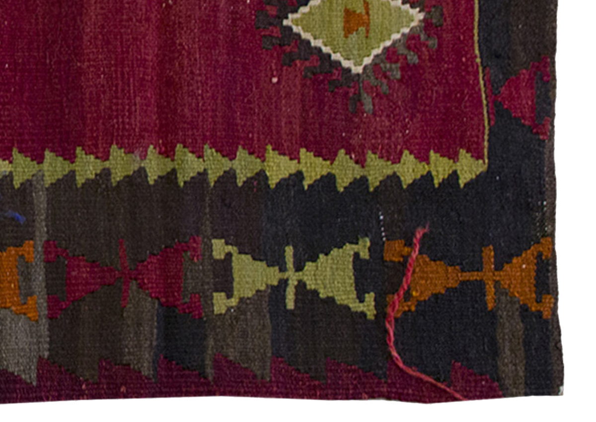 Vintage Kilim Rug,Emirdağ Kilim 2'7" x 5" feet 80 x 150 cm