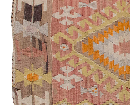 Vintage Kilim Rug,Eşme Kilim 2'7" x 6'9" feet 80 x 206 cm