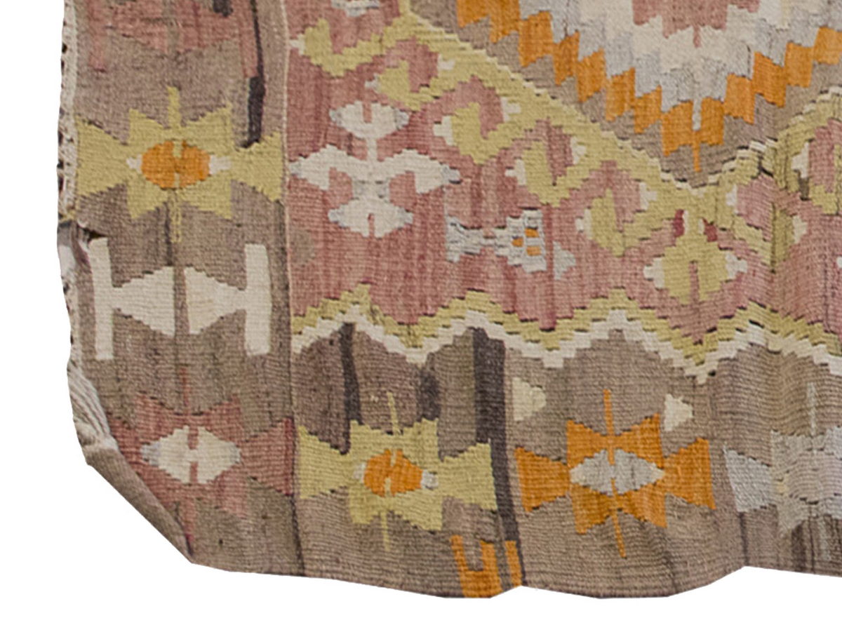Vintage Kilim Rug,Eşme Kilim 2'7" x 6'9" feet 80 x 206 cm