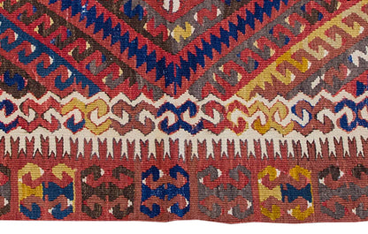 Vintage Kilim Rug,Fethiye Kilim 2'8" x 3'8" feet 82 x 112 cm