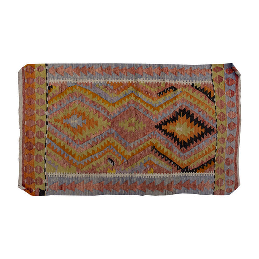 Vintage Kilim Rug,Denizli Kilim 2'8" x 5" feet 82 x 148 cm