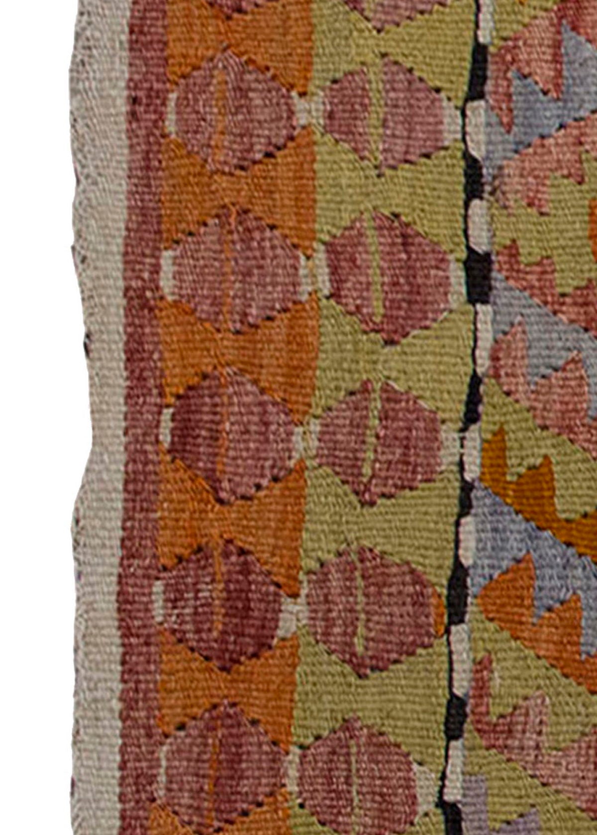 Vintage Kilim Rug,Denizli Kilim 2'8" x 5" feet 82 x 148 cm