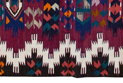 Vintage Kilim Rug,Saçıkara Tribal Kilim 2'9 " x 4'4" feet 84 x 131 cm