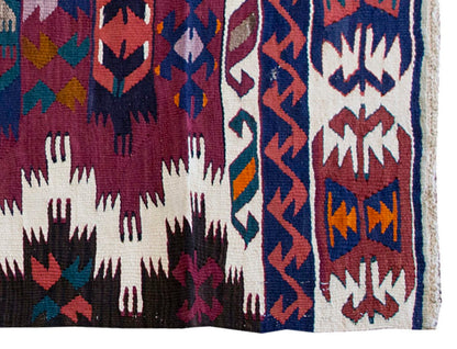 Vintage Kilim Rug,Saçıkara Tribal Kilim 2'9 " x 4'4" feet 84 x 131 cm