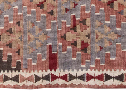 Vintage Kilim Rug,Lake Van Kilim 2'9" x 3'5" feet 85 x 105 cm
