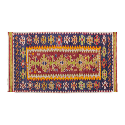 Vintage Kilim Rug,Konya Kilim 2'9" x 4" feet 83 x 123 cm