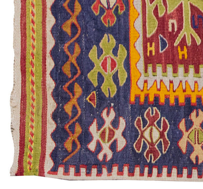 Vintage Kilim Rug,Konya Kilim 2'9" x 4" feet 83 x 123 cm