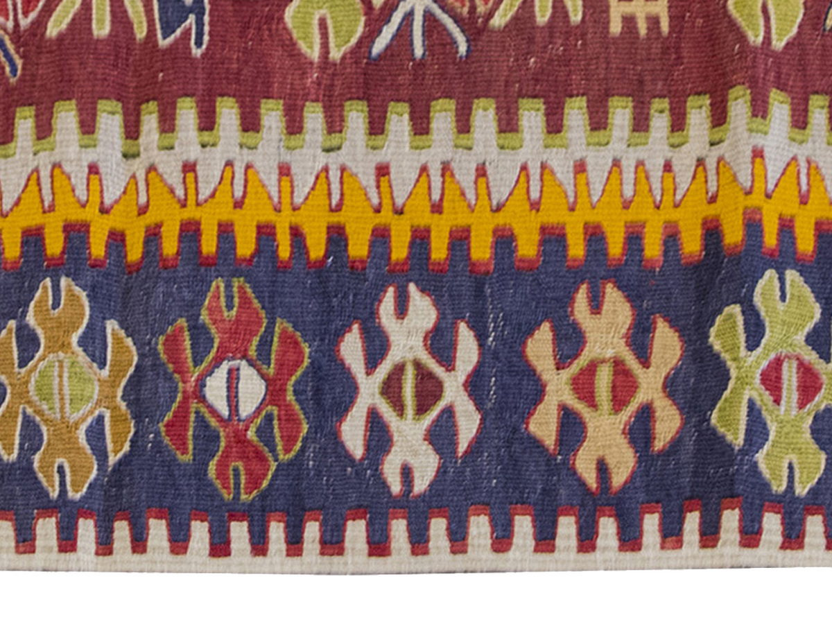 Vintage Kilim Rug,Konya Kilim 2'9" x 4" feet 83 x 123 cm