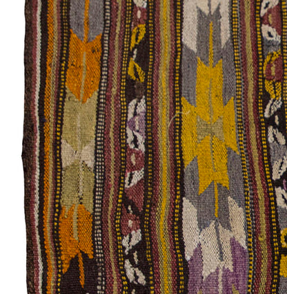 Vintage Kilim Rug,Konya Kilim 2'9" x 4" feet 85 x 121 cm