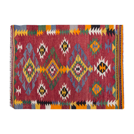Vintage Kilim Rug,West Part of Turkey Kilim 2'9" x 4'3" feet 84 x 129 cm