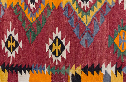 Vintage Kilim Rug,West Part of Turkey Kilim 2'9" x 4'3" feet 84 x 129 cm