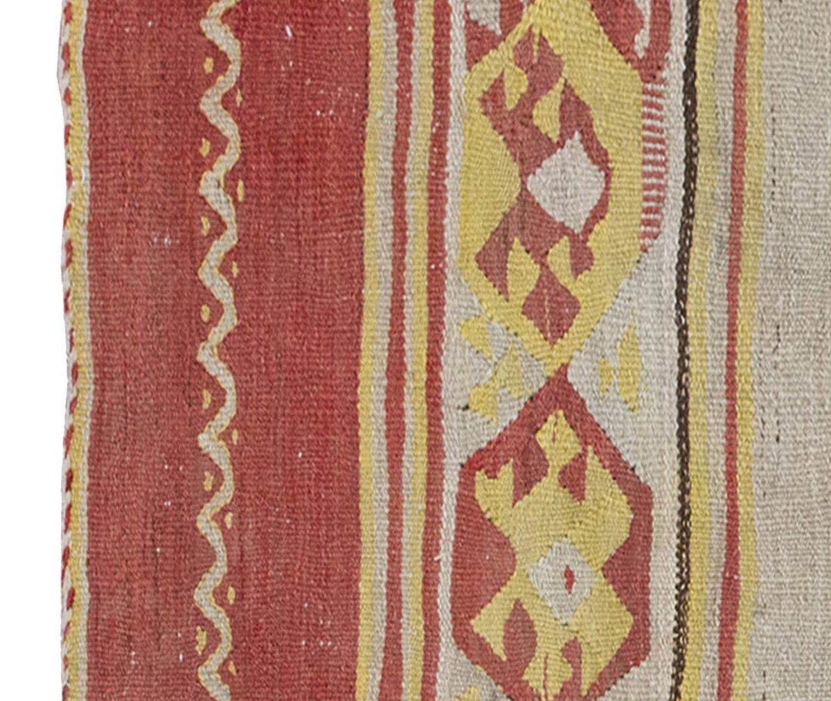 Vintage Kilim Rug,Kayseri Kilim 3'9" x 5'5" feet 114 x 164 cm