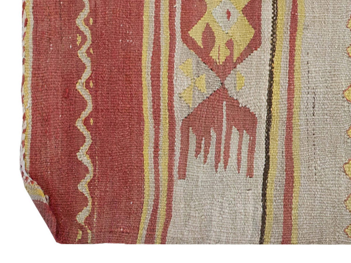 Vintage Kilim Rug,Kayseri Kilim 3'9" x 5'5" feet 114 x 164 cm