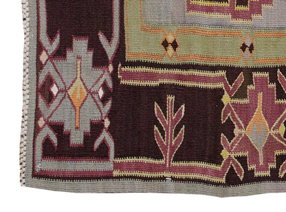 Vintage Kilim Rug,Caucasian Avar Kilim 2'9" x 4'3" feet 85 x 130 cm