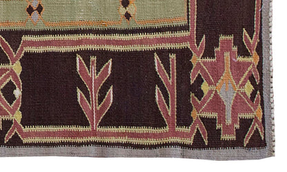 Vintage Kilim Rug,Caucasian Avar Kilim 2'9" x 4'3" feet 85 x 130 cm