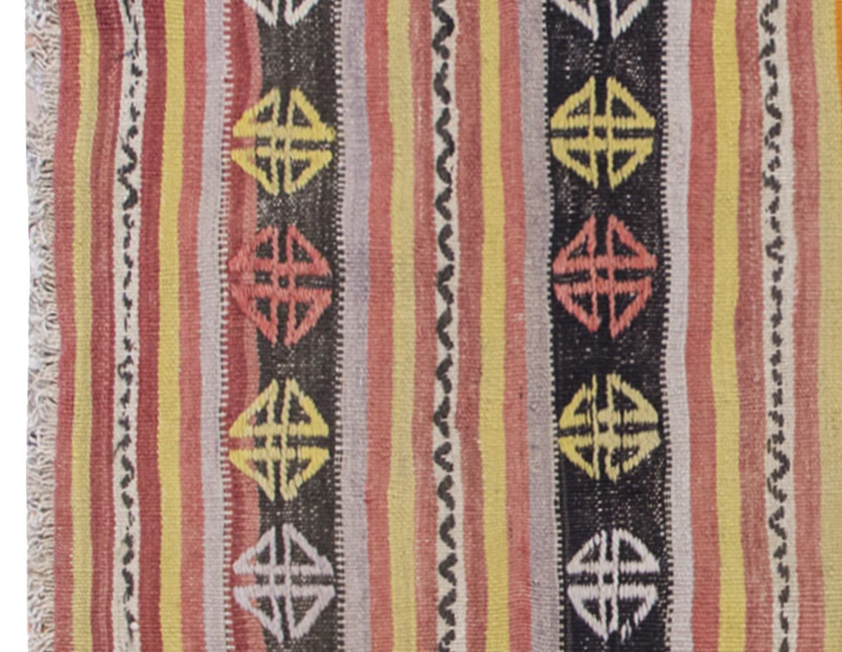 Vintage Kilim Rug,Konya Kilim 2'9" x 5" feet 83 x 148 cm