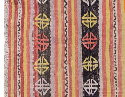 Vintage Kilim Rug,Konya Kilim 2'9" x 5" feet 83 x 148 cm