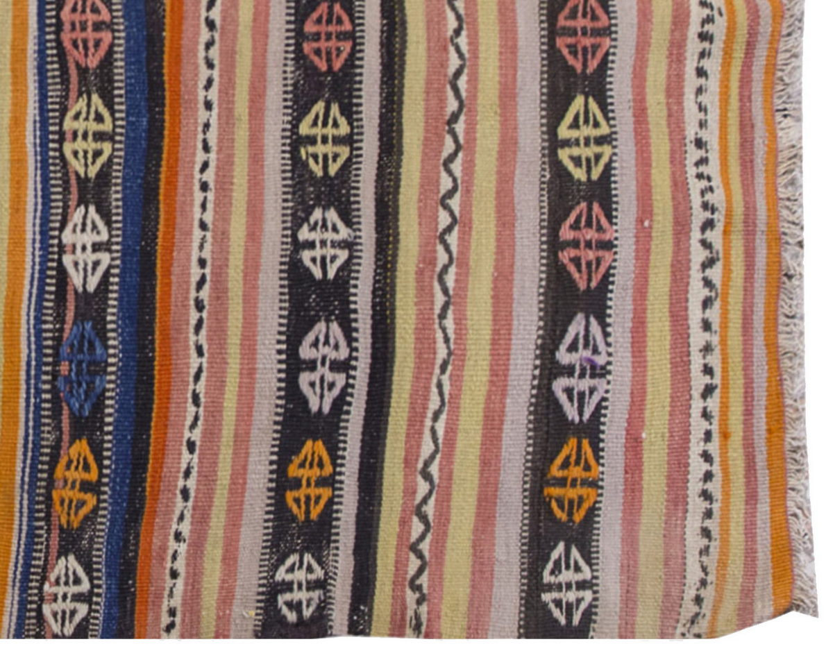 Vintage Kilim Rug,Konya Kilim 2'9" x 5" feet 83 x 148 cm