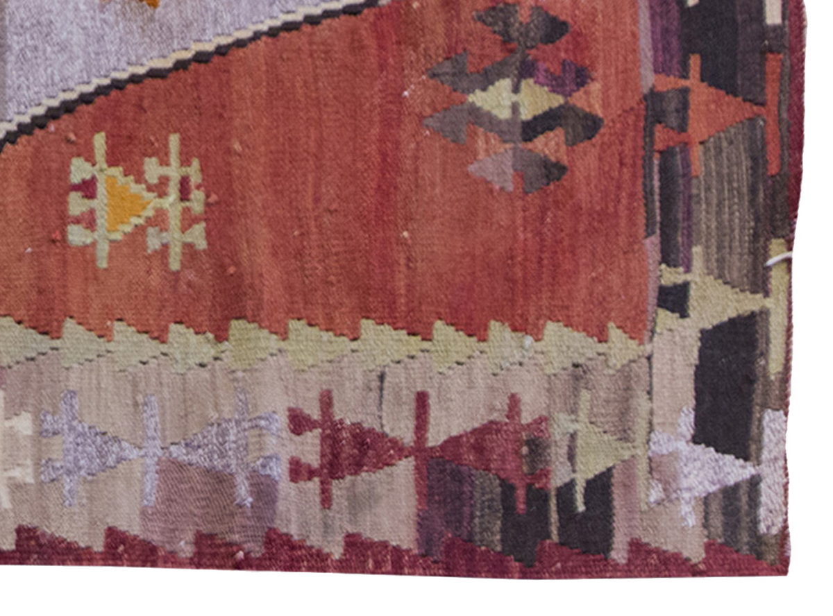Vintage Kilim Rug,Emirdağ Kilim 2'9" x 5" feet 84 x 151 cm