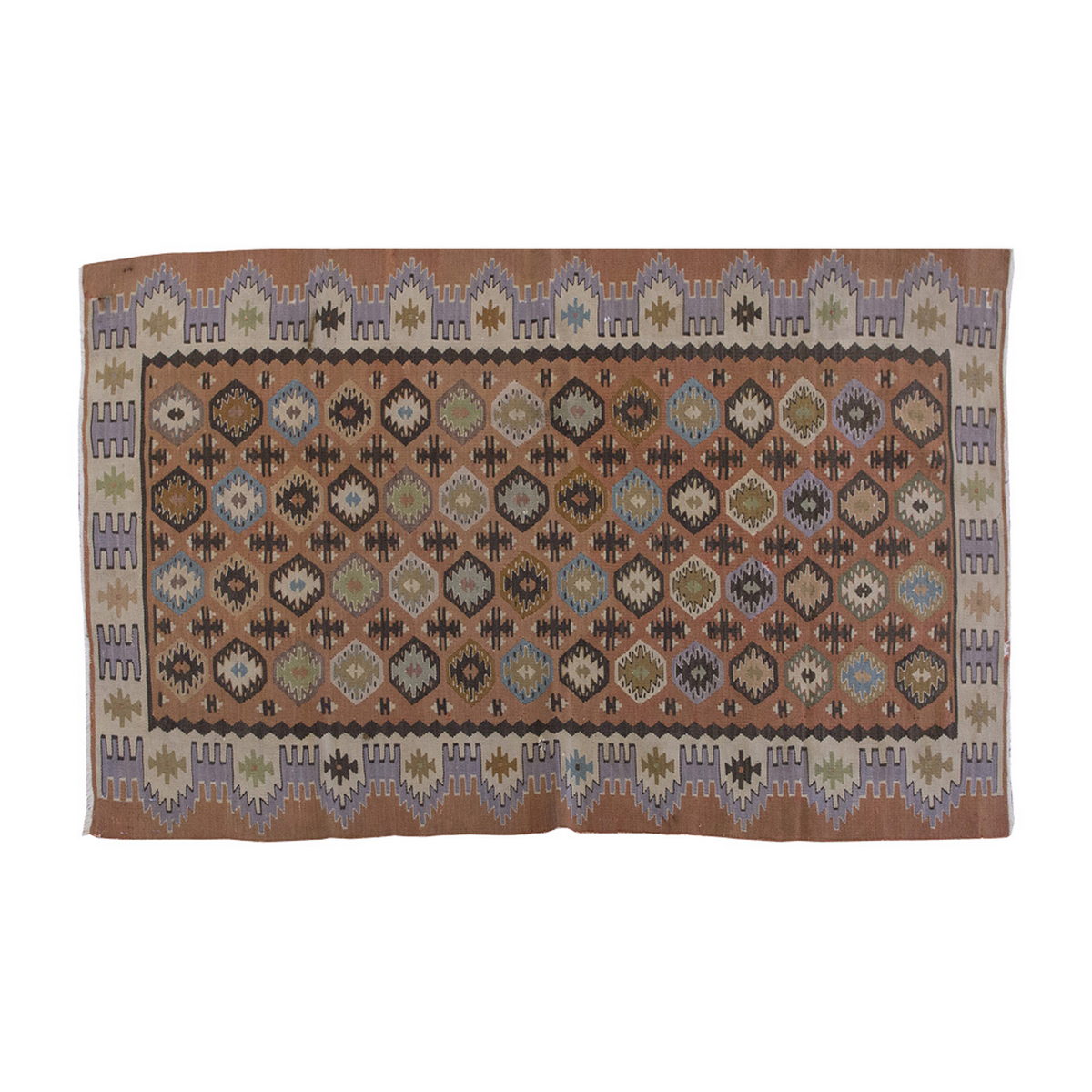 Vintage Kilim Rug,Şarköy Göçmen Kilim 2'9" x 5" feet 85 x 153 cm