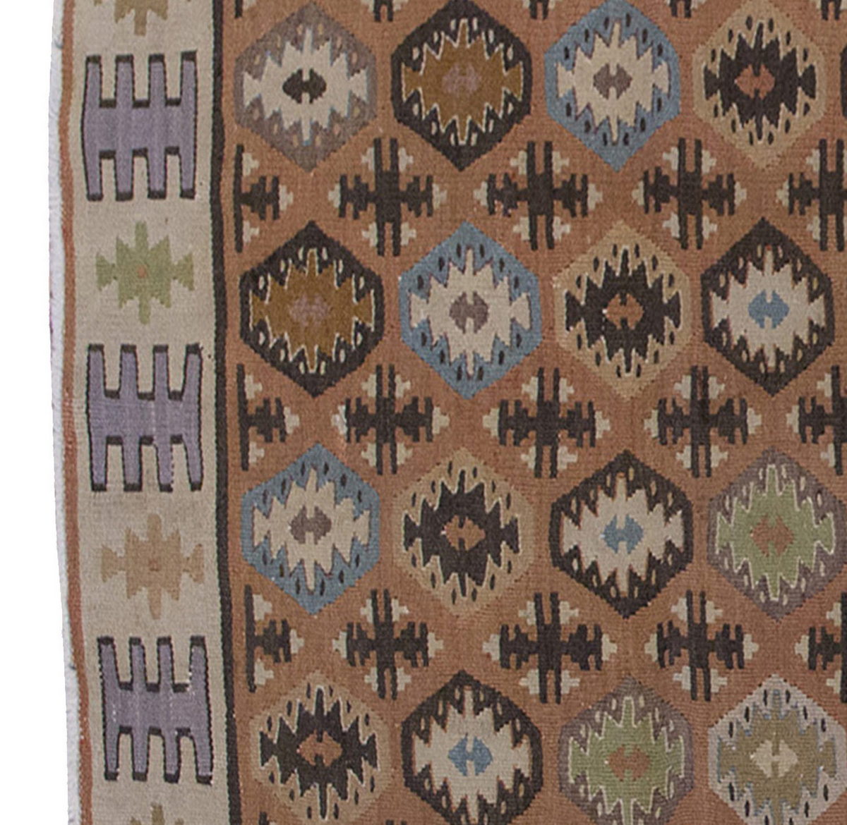 Vintage Kilim Rug,Şarköy Göçmen Kilim 2'9" x 5" feet 85 x 153 cm