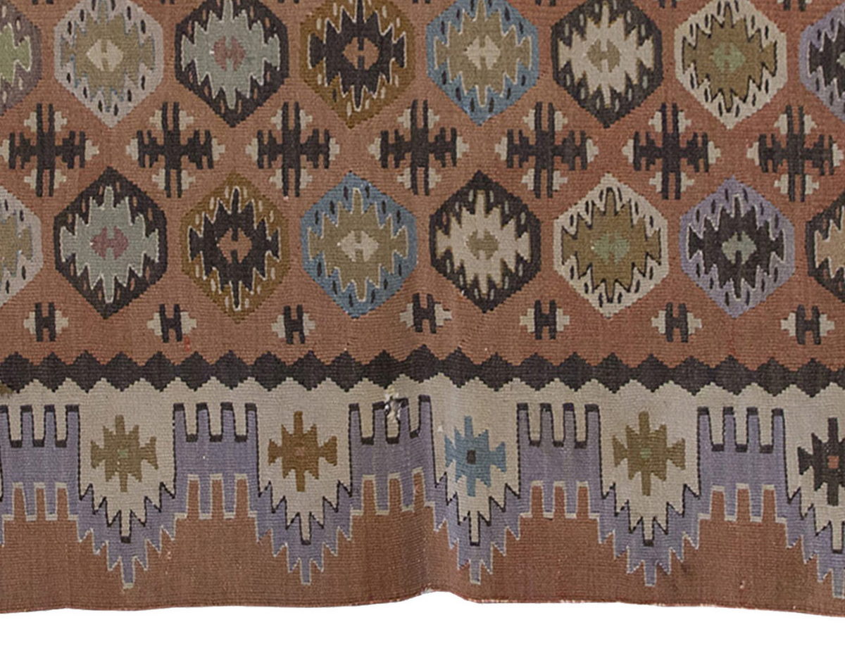 Vintage Kilim Rug,Şarköy Göçmen Kilim 2'9" x 5" feet 85 x 153 cm