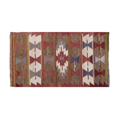 Vintage Kilim Rug,Mut Kilim 2'9" x 5'3" feet 84 x 161 cm