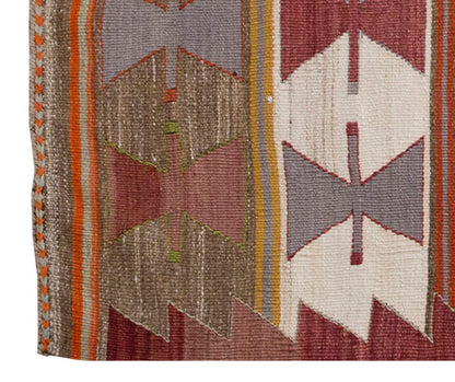 Vintage Kilim Rug,Mut Kilim 2'9" x 5'3" feet 84 x 161 cm
