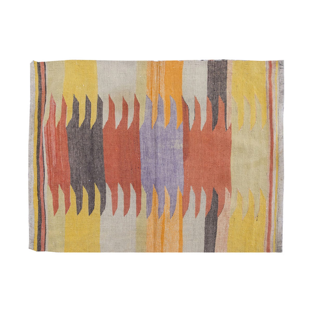 Vintage Kilim Rug,Milas Bodrum Kilim 3" x 3'5" feet 91 x 103 cm