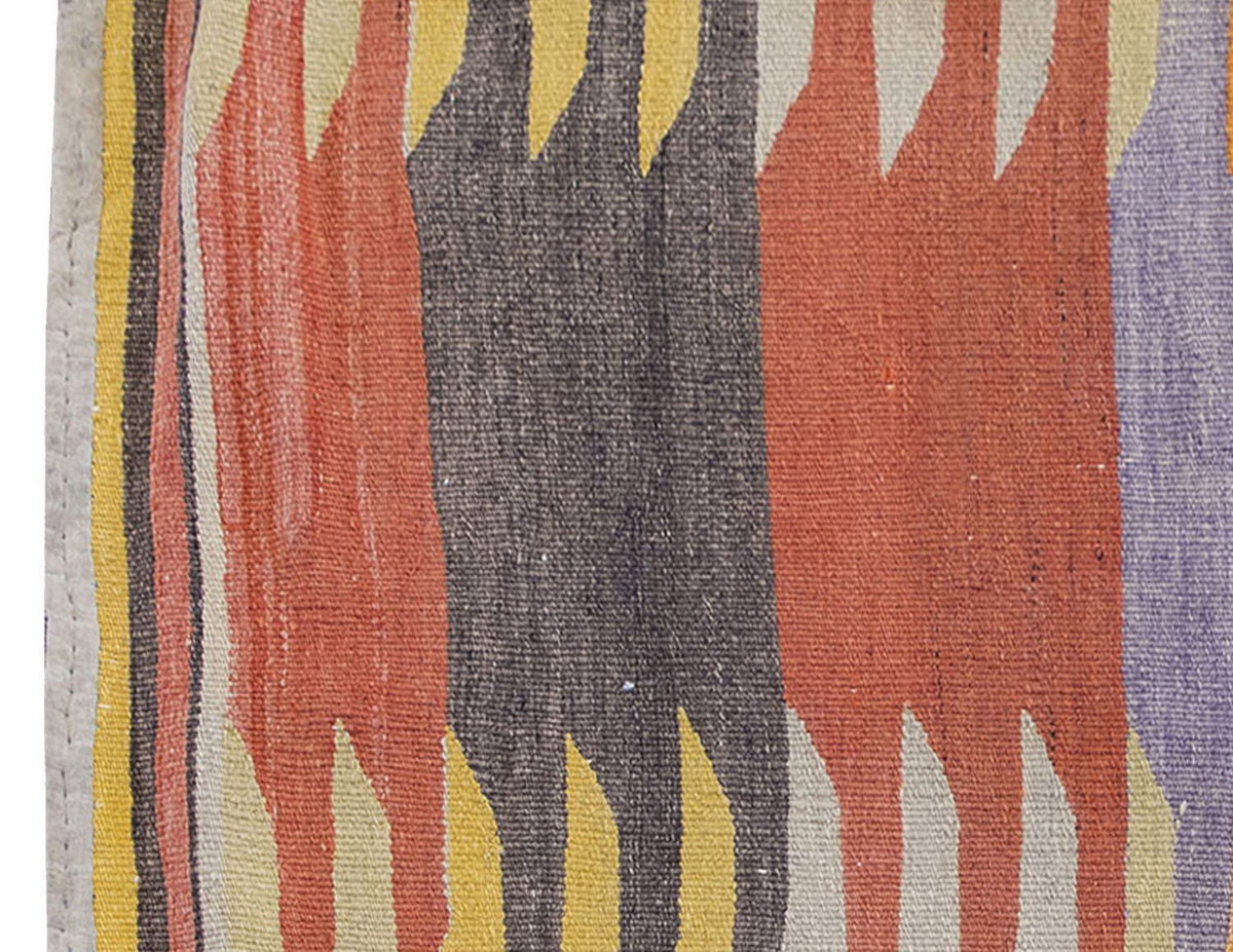 Vintage Kilim Rug,Milas Bodrum Kilim 3" x 3'5" feet 91 x 103 cm