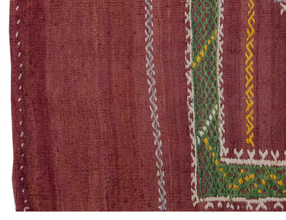 Vintage Kilim Rug,Konya Kilim 3" x 3'9" feet 93 x 115 cm