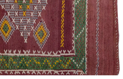 Vintage Kilim Rug,Konya Kilim 3" x 3'9" feet 93 x 115 cm
