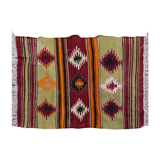 Vintage Kilim Rug,Sivas Central anatolian Kilim 3" x 4" feet  87 x 123 cm