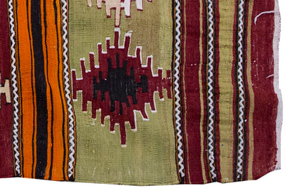 Vintage Kilim Rug,Sivas Central anatolian Kilim 3" x 4" feet  87 x 123 cm