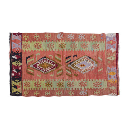 Vintage Kilim Rug,Kırşehir Kilim 3" x 4" feet 86 x 124 cm