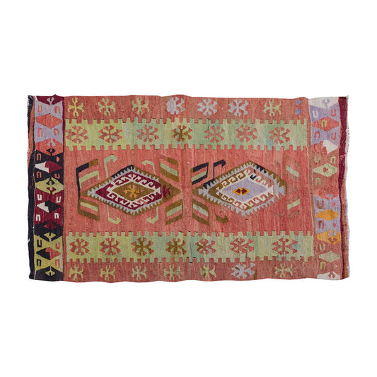Vintage Kilim Rug,Kırşehir Kilim 3" x 4" feet 86 x 124 cm