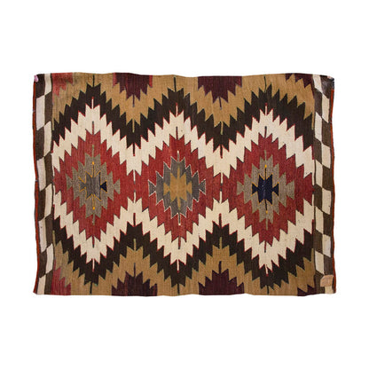 Vintage Kilim Rug,Mut Kilim 3" x 4" feet 87 x 124 cm
