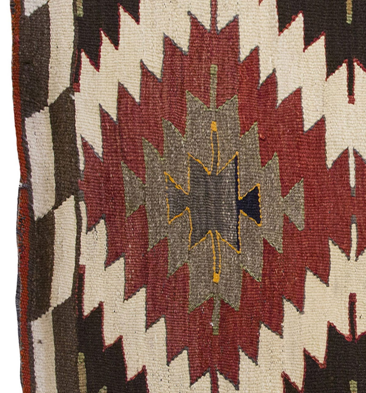 Vintage Kilim Rug,Mut Kilim 3" x 4" feet 87 x 124 cm