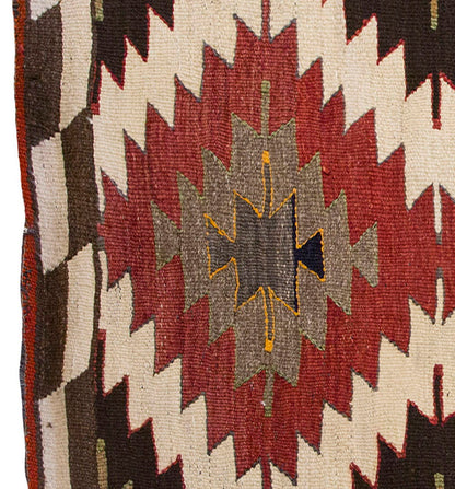 Vintage Kilim Rug,Mut Kilim 3" x 4" feet 87 x 124 cm