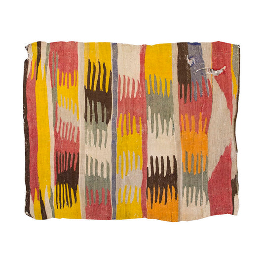 Vintage Kilim Rug,Bodrum Milas Kilim 3" x 4" feet 88 x 120 cm