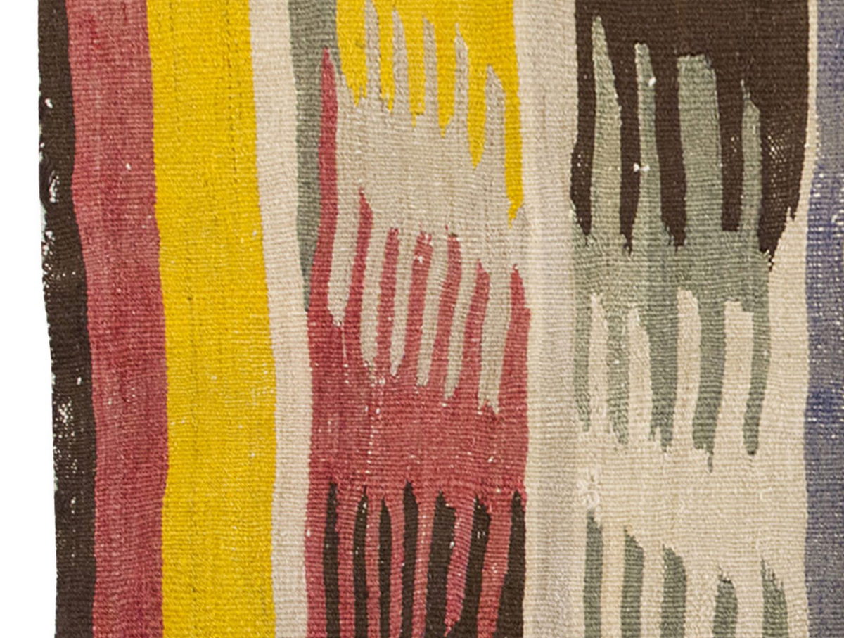 Vintage Kilim Rug,Bodrum Milas Kilim 3" x 4" feet 88 x 120 cm